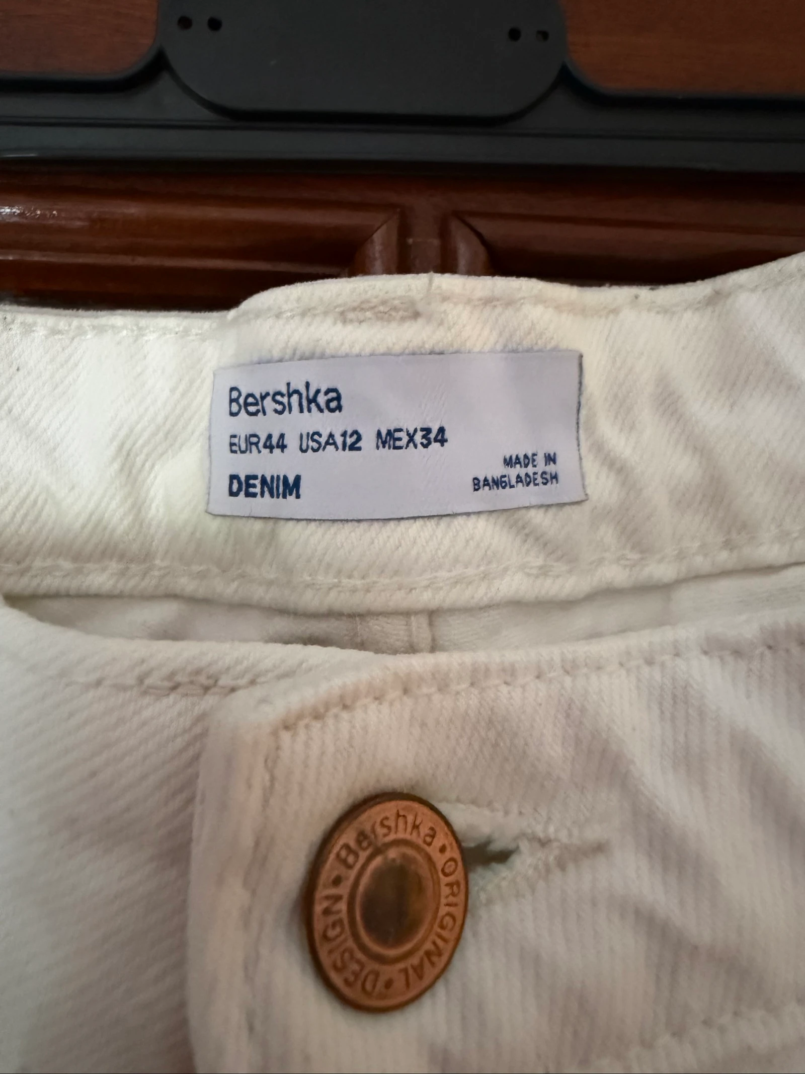 Pantalón vaquero blanco de Bershka  – photo 2